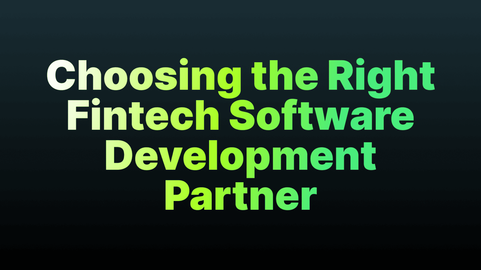 The Fintech Revolution